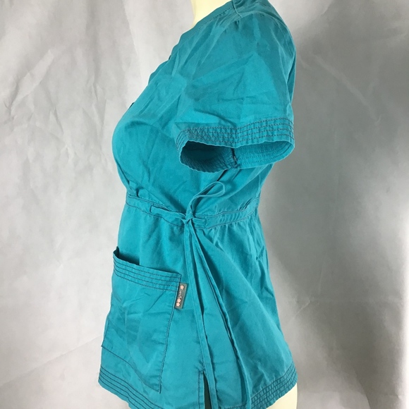 KOI By Kathy Peterson Scrub Top Size S Medical z6 - Picture 2 of 6